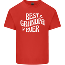 Best Grandpa Ever Grandparents Day Kids T-Shirt Childrens Red