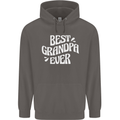 Best Grandpa Ever Grandparents Day Mens 80% Cotton Hoodie Charcoal