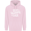 Best Grandpa Ever Grandparents Day Mens 80% Cotton Hoodie Light Pink