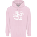 Best Grandpa Ever Grandparents Day Mens 80% Cotton Hoodie Light Pink