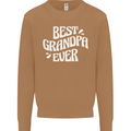 Best Grandpa Ever Grandparents Day Mens Sweatshirt Jumper Caramel Latte