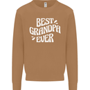 Best Grandpa Ever Grandparents Day Mens Sweatshirt Jumper Caramel Latte