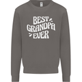 Best Grandpa Ever Grandparents Day Mens Sweatshirt Jumper Charcoal