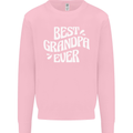 Best Grandpa Ever Grandparents Day Mens Sweatshirt Jumper Light Pink