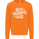 Best Grandpa Ever Grandparents Day Mens Sweatshirt Jumper Orange