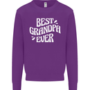Best Grandpa Ever Grandparents Day Mens Sweatshirt Jumper Purple