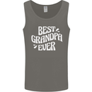 Best Grandpa Ever Grandparents Day Mens Vest Tank Top Charcoal