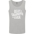 Best Grandpa Ever Grandparents Day Mens Vest Tank Top Sports Grey