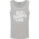 Best Grandpa Ever Grandparents Day Mens Vest Tank Top Sports Grey