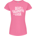 Best Grandpa Ever Grandparents Day Womens Petite Cut T-Shirt Azalea