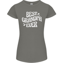 Best Grandpa Ever Grandparents Day Womens Petite Cut T-Shirt Charcoal