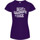 Best Grandpa Ever Grandparents Day Womens Petite Cut T-Shirt Purple