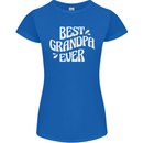 Best Grandpa Ever Grandparents Day Womens Petite Cut T-Shirt Royal Blue