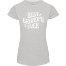 Best Grandpa Ever Grandparents Day Womens Petite Cut T-Shirt Sports Grey