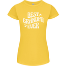 Best Grandpa Ever Grandparents Day Womens Petite Cut T-Shirt Yellow
