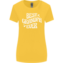 Best Grandpa Ever Grandparents Day Womens Wider Cut T-Shirt Yellow