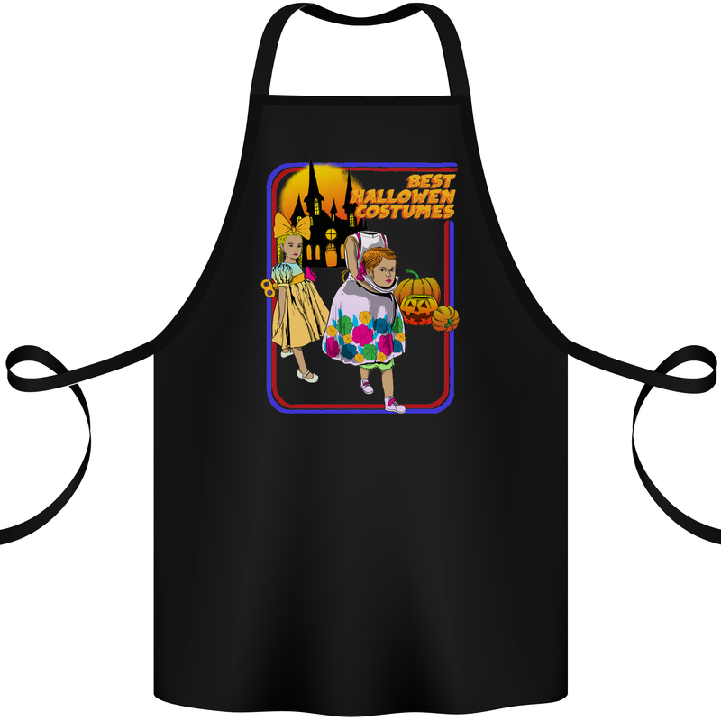 Best Halloween Costumes Horror Pumpkin Cotton Apron 100% Organic Black