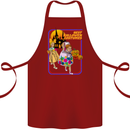 Best Halloween Costumes Horror Pumpkin Cotton Apron 100% Organic Maroon