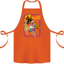 Best Halloween Costumes Horror Pumpkin Cotton Apron 100% Organic Orange