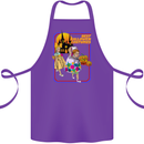 Best Halloween Costumes Horror Pumpkin Cotton Apron 100% Organic Purple