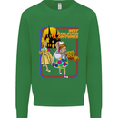 Best Halloween Costumes Horror Pumpkin Kids Sweatshirt Jumper Irish Green