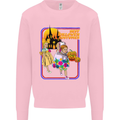 Best Halloween Costumes Horror Pumpkin Kids Sweatshirt Jumper Light Pink