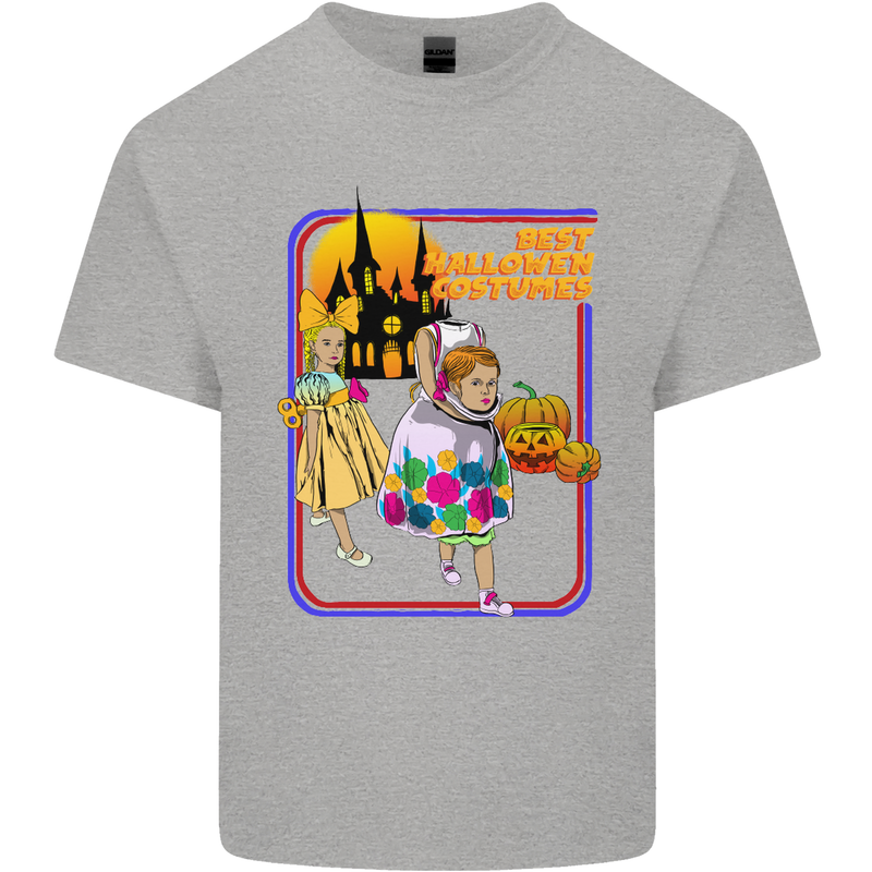 Best Halloween Costumes Horror Pumpkin Kids T-Shirt Childrens Sports Grey