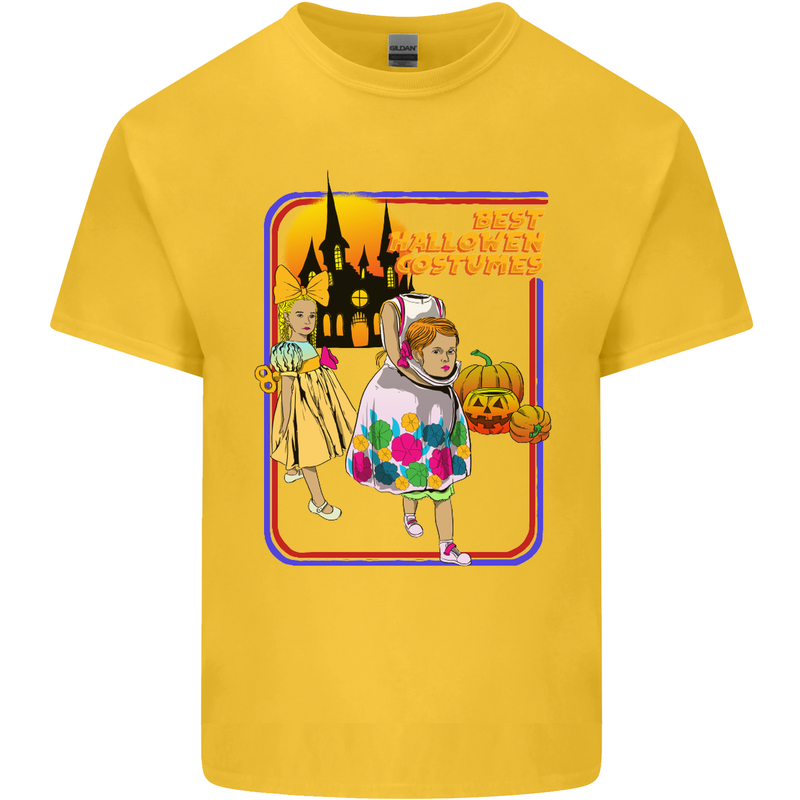 Best Halloween Costumes Horror Pumpkin Kids T-Shirt Childrens Yellow