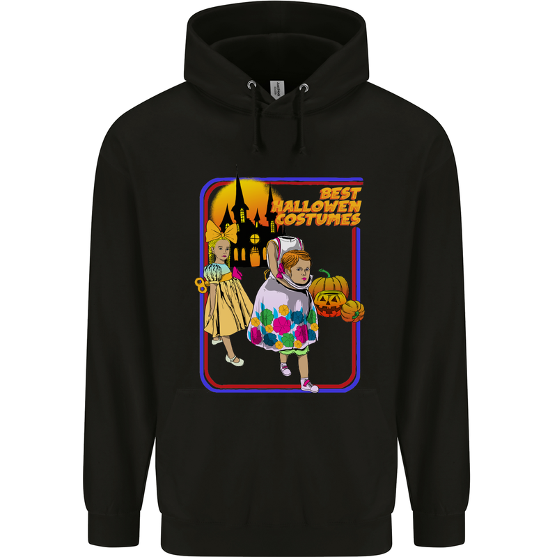 Best Halloween Costumes Horror Pumpkin Mens 80% Cotton Hoodie Black