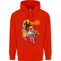Best Halloween Costumes Horror Pumpkin Mens 80% Cotton Hoodie Bright Red