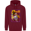 Best Halloween Costumes Horror Pumpkin Mens 80% Cotton Hoodie Maroon