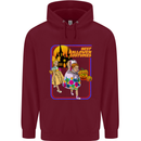 Best Halloween Costumes Horror Pumpkin Mens 80% Cotton Hoodie Maroon