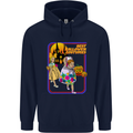 Best Halloween Costumes Horror Pumpkin Mens 80% Cotton Hoodie Navy Blue