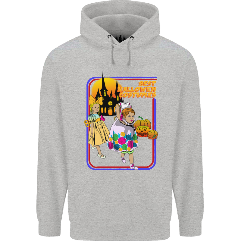 Best Halloween Costumes Horror Pumpkin Mens 80% Cotton Hoodie Sports Grey