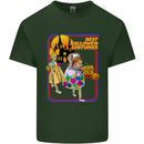 Best Halloween Costumes Horror Pumpkin Mens Cotton T-Shirt Tee Top Forest Green