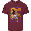 Best Halloween Costumes Horror Pumpkin Mens Cotton T-Shirt Tee Top Maroon