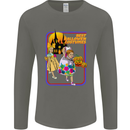 Best Halloween Costumes Horror Pumpkin Mens Long Sleeve T-Shirt Charcoal