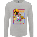 Best Halloween Costumes Horror Pumpkin Mens Long Sleeve T-Shirt Sports Grey