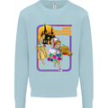 Best Halloween Costumes Horror Pumpkin Mens Sweatshirt Jumper Light Blue
