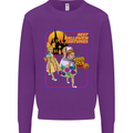 Best Halloween Costumes Horror Pumpkin Mens Sweatshirt Jumper Purple