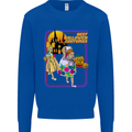 Best Halloween Costumes Horror Pumpkin Mens Sweatshirt Jumper Royal Blue