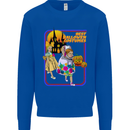 Best Halloween Costumes Horror Pumpkin Mens Sweatshirt Jumper Royal Blue
