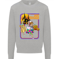 Best Halloween Costumes Horror Pumpkin Mens Sweatshirt Jumper Sports Grey