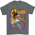 Best Halloween Costumes Horror Pumpkin Mens T-Shirt Cotton Gildan Charcoal