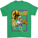 Best Halloween Costumes Horror Pumpkin Mens T-Shirt Cotton Gildan Irish Green