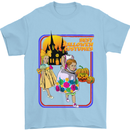 Best Halloween Costumes Horror Pumpkin Mens T-Shirt Cotton Gildan Light Blue