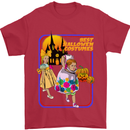 Best Halloween Costumes Horror Pumpkin Mens T-Shirt Cotton Gildan Red