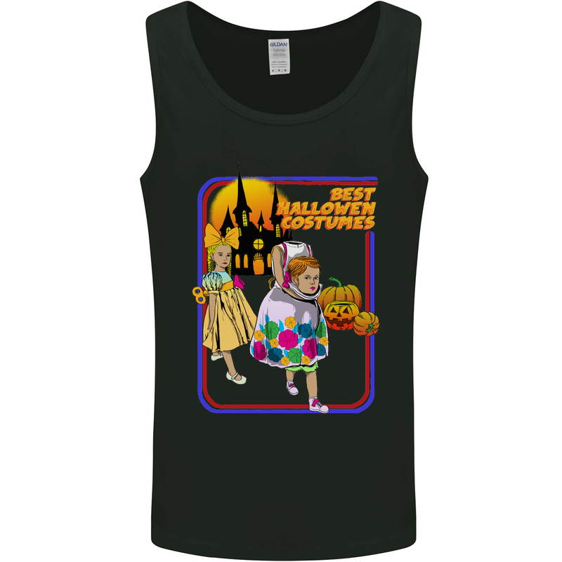 Best Halloween Costumes Horror Pumpkin Mens Vest Tank Top Black