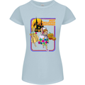 Best Halloween Costumes Horror Pumpkin Womens Petite Cut T-Shirt Light Blue