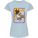 Best Halloween Costumes Horror Pumpkin Womens Petite Cut T-Shirt Light Blue